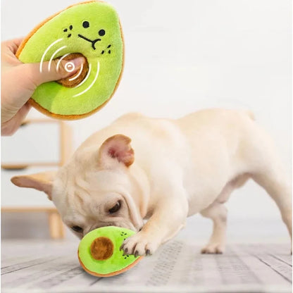 Pet plush toy,  sound-making, teeth grinding, teeth cleaning, boredom relief, for small dogs, cats, durable chew toy, 1 piece
