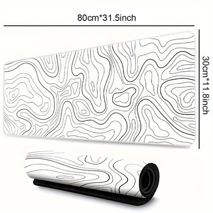 1PC Large Mouse Pads For Desk, Gaming Mouse Pad, Mouse Pad with Stitched Edges and Non-Slip Rubber Base, Extended Mouse Pad
