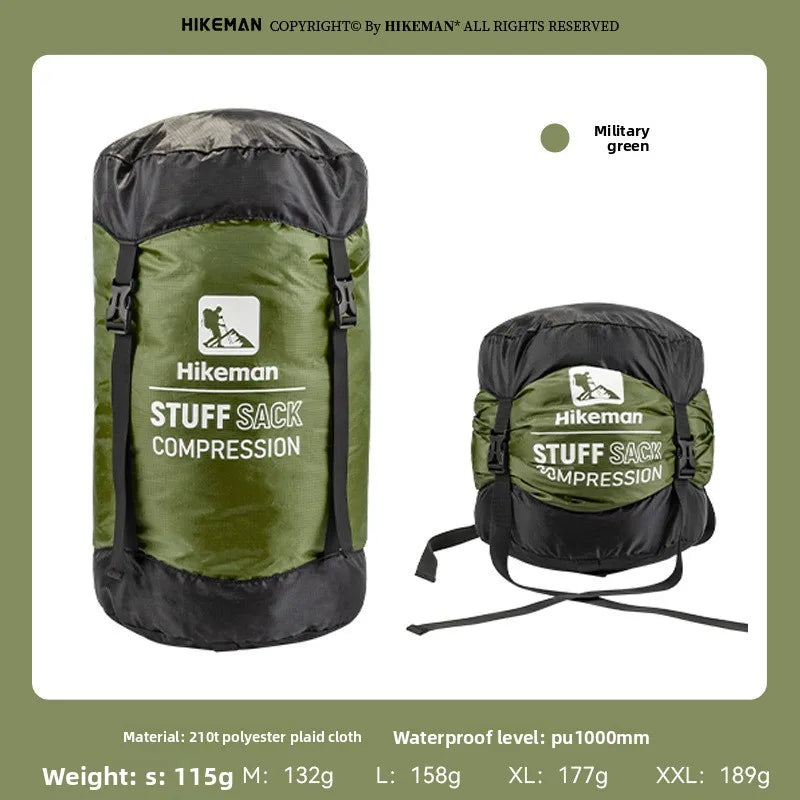 Outdoor Sleeping Bag Compression Bag - Camping Travel Storage Organizer for Clothes & Gear, Large Capacity Portable Packing Bag