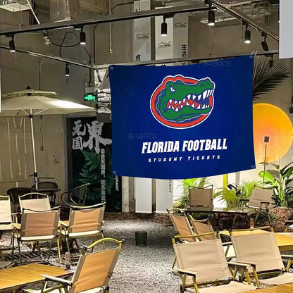 F-Florida G-Gators Football Cartoon Flag Art Science Fiction Room Home Decor Wall Hanging Home Decor Banner