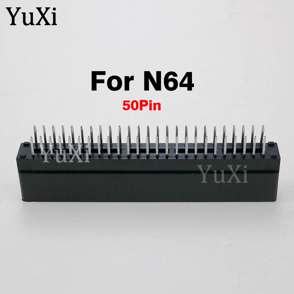 1Pc Game Card Slot For SFC SNES FC Console Connector 64Pin 60Pin 62Pin 50Pin Game Cartridge Slot 2.5mm Interval For N64
