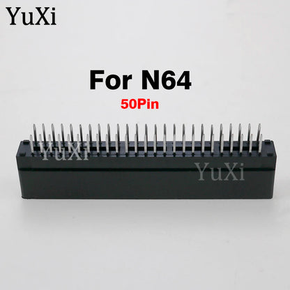 1Pc Game Card Slot For SFC SNES FC Console Connector 64Pin 60Pin 62Pin 50Pin Game Cartridge Slot 2.5mm Interval For N64