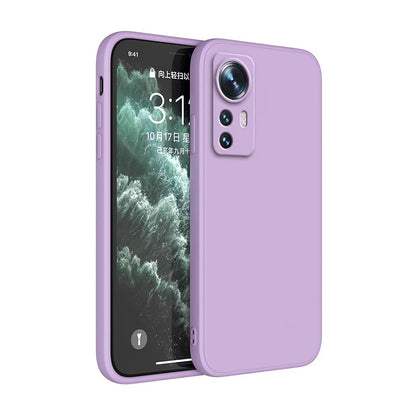 Luxury Cases for Xiaomi Mi 12 12S 12T Pro 12X Ultra Soft Square Matte Silicone Mi 12 lite 5G Thin Lens Protection Original Case