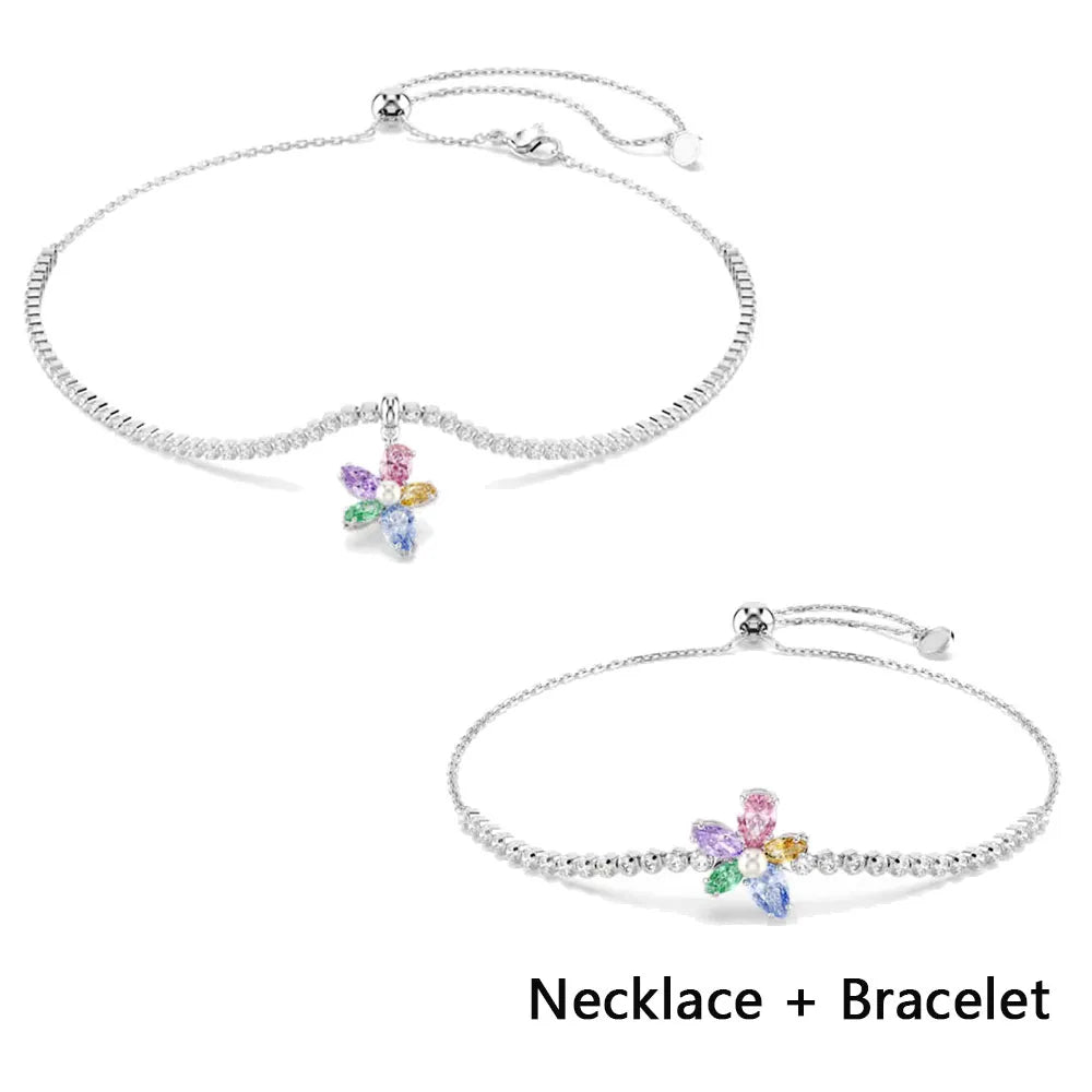 2026 High Quality Shiny Luxury Brand Fine Jewelry Sets Exquisite Fine Fashion Party Gifts for Women New Christmas Ornaments