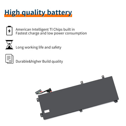 H5H20 Laptop Battery for Dell XPS 15 9550 9560 9570 9590 Precision 5510 5520 5530 5540 Inspiron 7501 7590 7591 Series