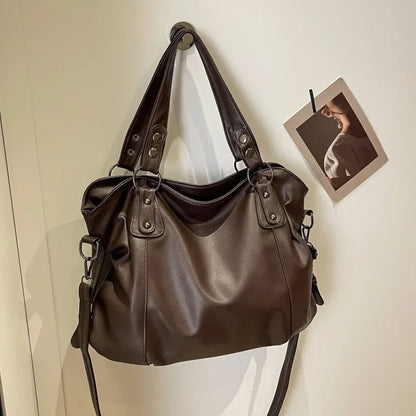 Female Hobo Handbag Large Capacity Shoulder Bags Big Stylsih Tote Bag Ladies Soft Leather Hobos Messenger Bags Women Сумочки