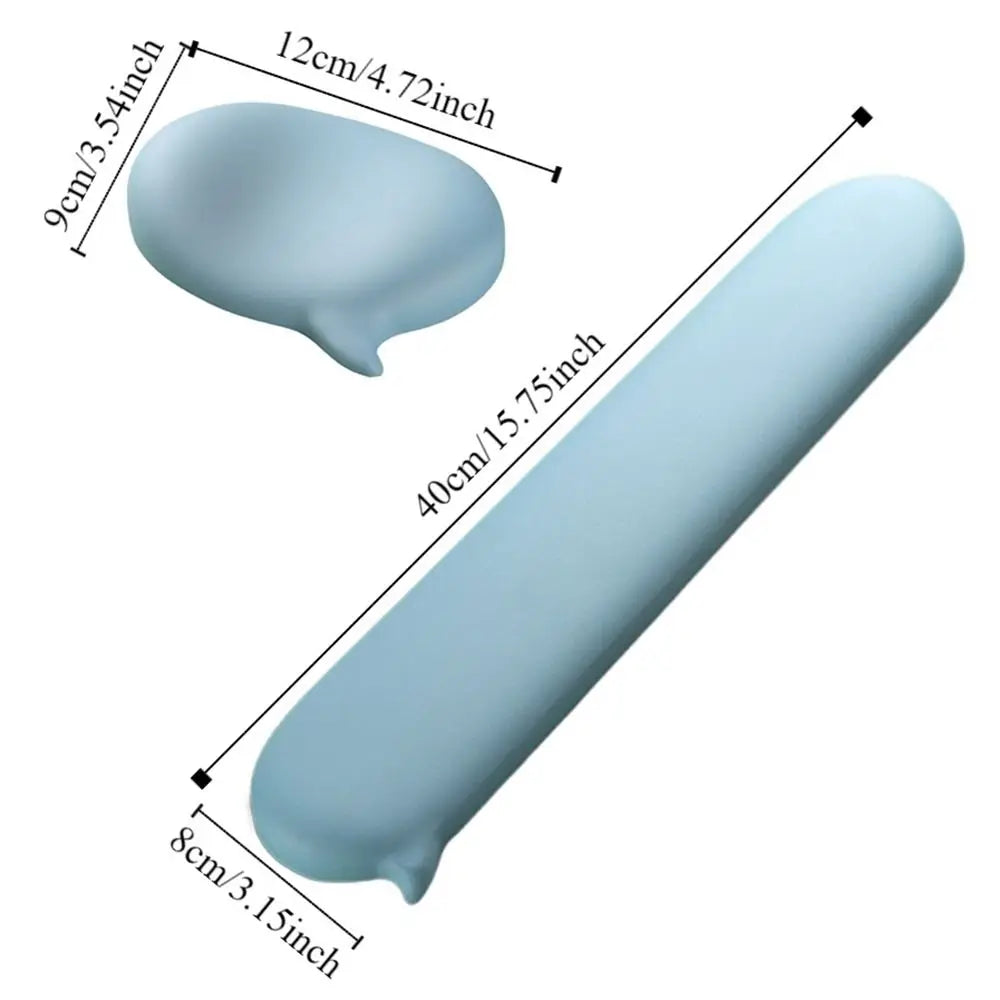 Silicone Wrist Support Mouse Pad Comfortable Ergonomic Mouse Wrist Rest Creativity Soft Cute Wristband Mouse Mat