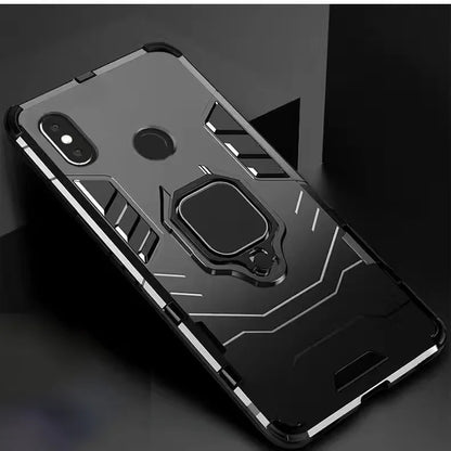 Shockproof Armor Case for Xiaomi, Stand Ring Cover, Mi A2 Lite, 9 SE, F1, 7, 5, 6