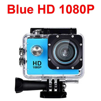 Action Camera Ultra Full HD 1080P 2.0-inch Screen Camcorder Underwater Waterproof Video Recording Sport Extreme Go Pro Cam