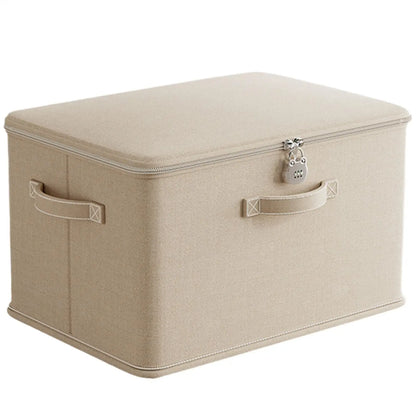 Lockable Storage Box With Handle Washable Shelf Baskets Stackable Secure Odor Proof Storage Container Locking Organizing Bin