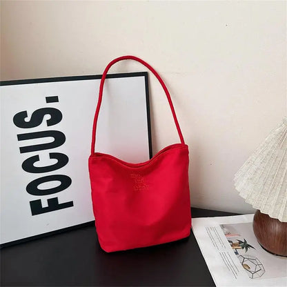 NEW Women's High Capacity Handbag Underarm Handbag Shoulder Bag Waterproof Embroidered Letters Underarm Bag Tote Bags