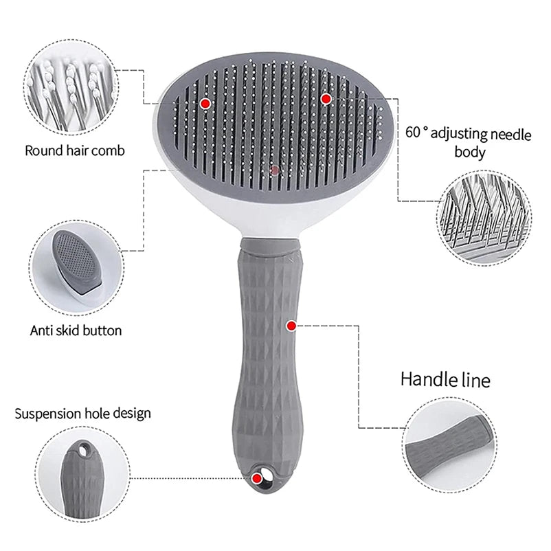 Hot-selling pet cat dog comb effective to remove floating hair comb pet dog hair cleaning pet supplies