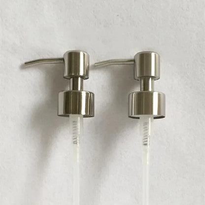Hand Liquid Soap Pump Dispenser Nozzle for Bathroom Kitchen Stainless Steel Foam Sink Liquid Soap Nozzle Bathroom Accessories