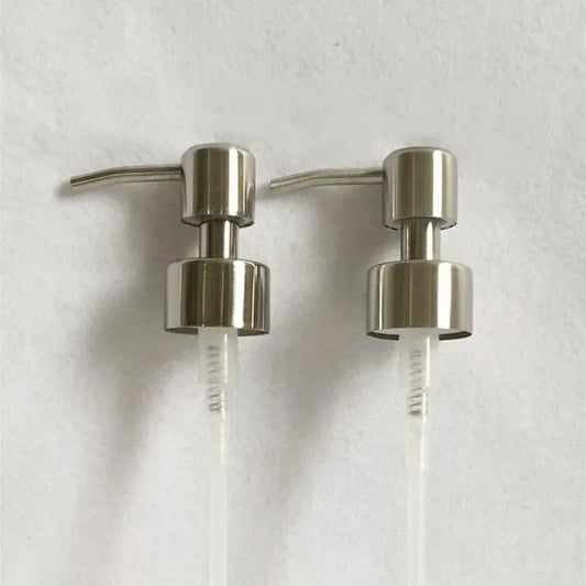 Hand Liquid Soap Pump Dispenser Nozzle for Bathroom Kitchen Stainless Steel Foam Sink Liquid Soap Nozzle Bathroom Accessories