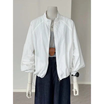 Sunscreen Clothes for Women Thin Coat Casual Jacket Spring and Summer Outdoor Leisure Versatile Sports Clip