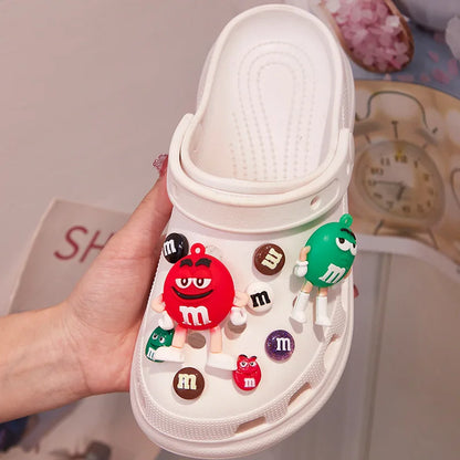 Child shoe accessories cartoon shoes three-dimensional flower decoration buckle shoe buckle brand trend detachable accessories