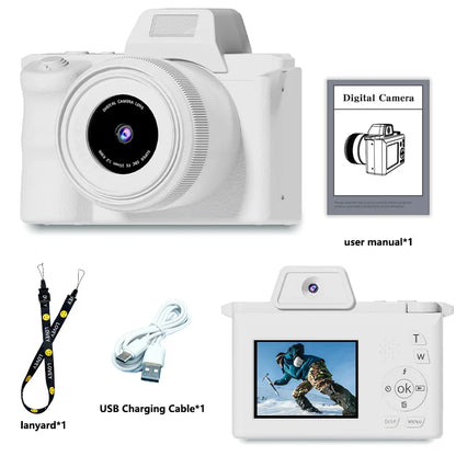 Digital Camera, Take Pictures & Record Videos|1080pHD Screen|Dual Camera| With Flash|Holiday & Birthday Gifts