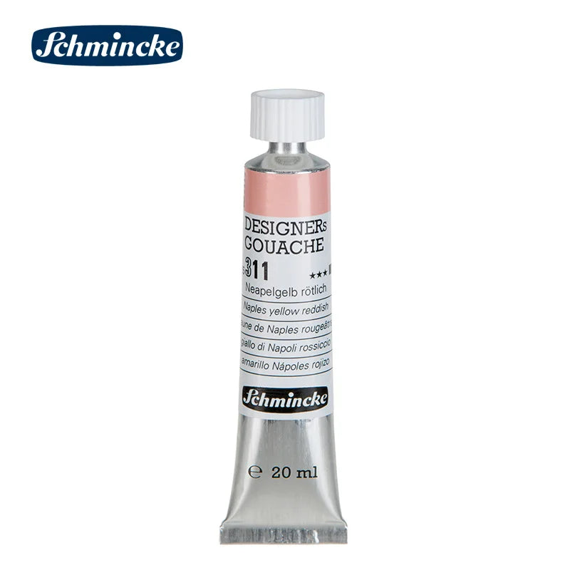 Germany Schmincke Designer Gouache Paint Tube 20ml Opaque Gouache Paint Professional Artist 48 Colors Drawing Art Supplies Cute