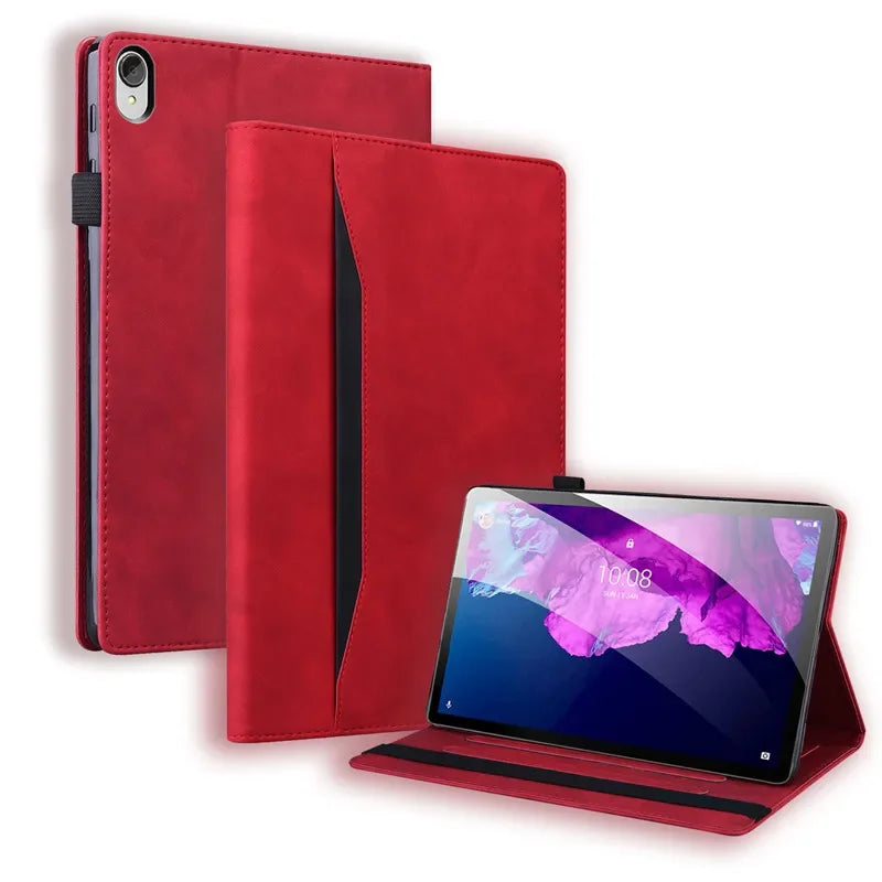 For Lenovo P11 Case Luxury Leather Flip Cover For Funda Lenovo Tab P11 TB-J606F L Tablet Case For Lenovo Xiaoxin Pad P11 Plus