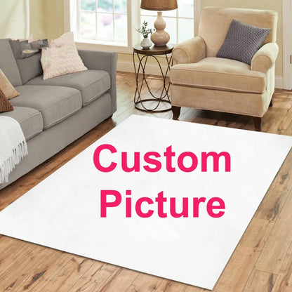 Custom Printed Rectangular Area Rugs for Adult Yoga Mats and Living Room Decoration: Personalized Doormat for Dropshipping