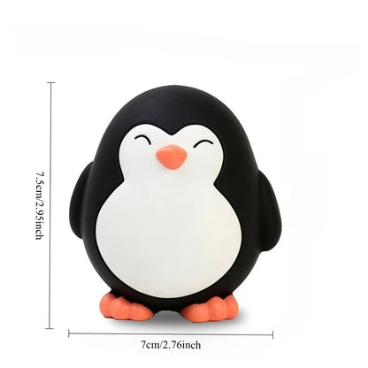 Pet Interactive Toy for Dog Cat Rubber Little Yellow Duck, Penguin Toy for Dogs Latex Squeak Squeaker Chew Training Pet Products