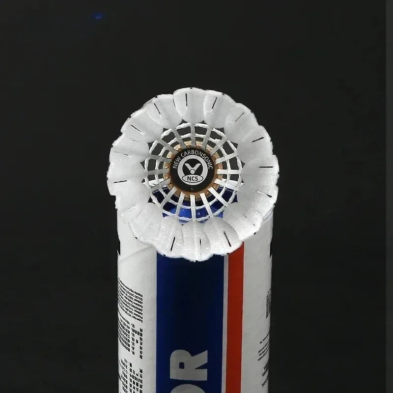 2025 Originalmarke, 1 Tube, 12 Stück NCS Pro Ball, Ausdauer, Flugstabilität, NCS PRO Kunstrasen-Badmintonball