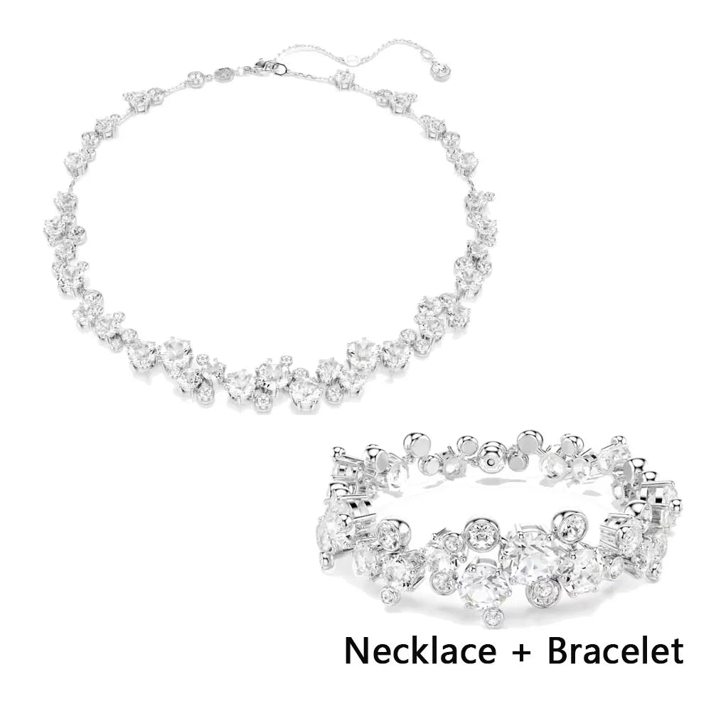 2026 High Quality Shiny Luxury Brand Fine Jewelry Sets Exquisite Fine Fashion Party Gifts for Women New Christmas Ornaments