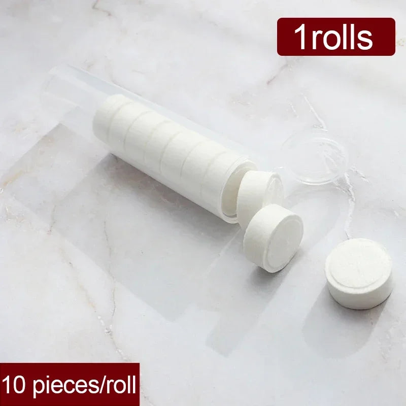 1/2 Roll Expandable Compressed Towels, Non-Woven Portable Tissues for Travel, Camping & Outdoor Use