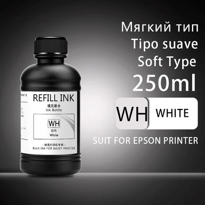 250 ml UV-härtende Tinte für Epson XP600, TX800, XP-600, TX-800, L800, L805, L1800, R290, R300, 1390, 1400, 1410, 1430, DX5, DX7, DX10 UV-Drucker