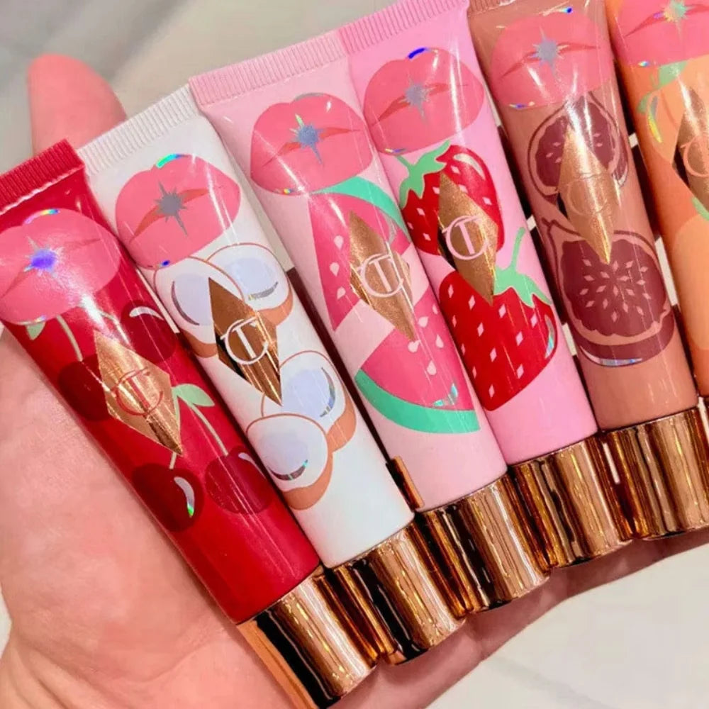 Charlotte Tilbury Makeup Lipstick Walk of No Shame Graceful Pink Pillow Talk Moisturizing Plumping Lip Gloss Strawberry Vanilla