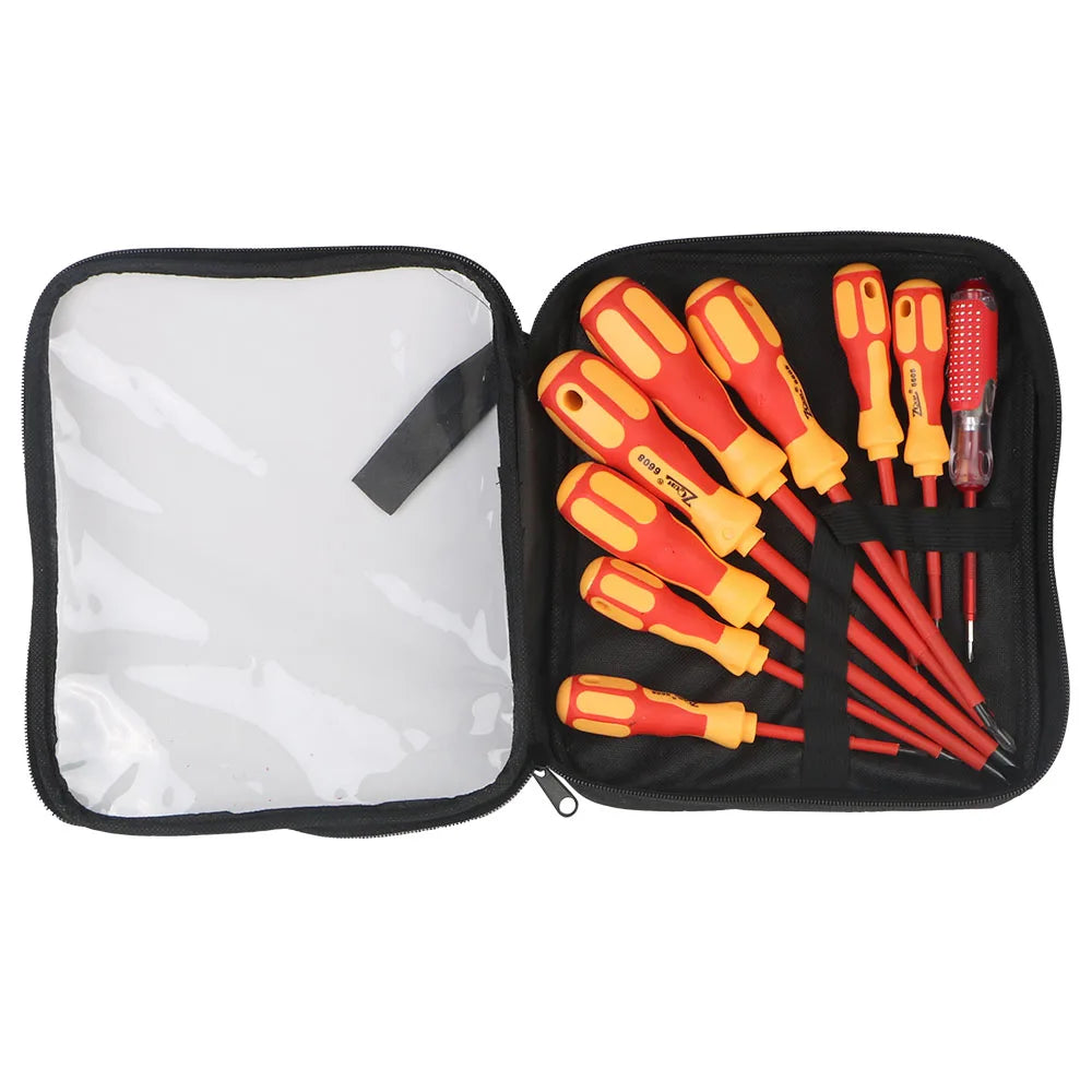 Magnetic Screwdriver Screwdriver Set For Electrician Hand Tools Insulated Multifunctional Electrician Phillips Slotted Bits