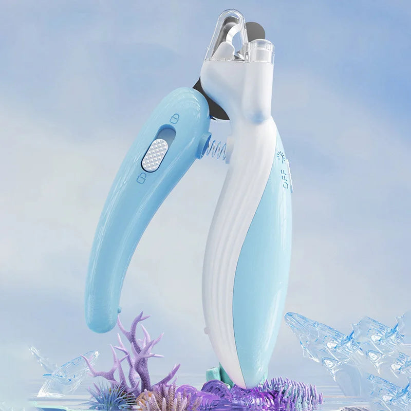 Professional Pet Nail Clippers with LED Light - Pet Claw Grooming Trimmer for Dogs Cats Small Animals Paw Nail Care Pet Supply