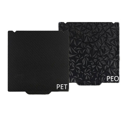 PET+PEI Build Plate 330x315mm for Sidewinder X4 Plus Double Sided Smooth Textured PET PEI Print Bed Flexible Spring Steel Sheet