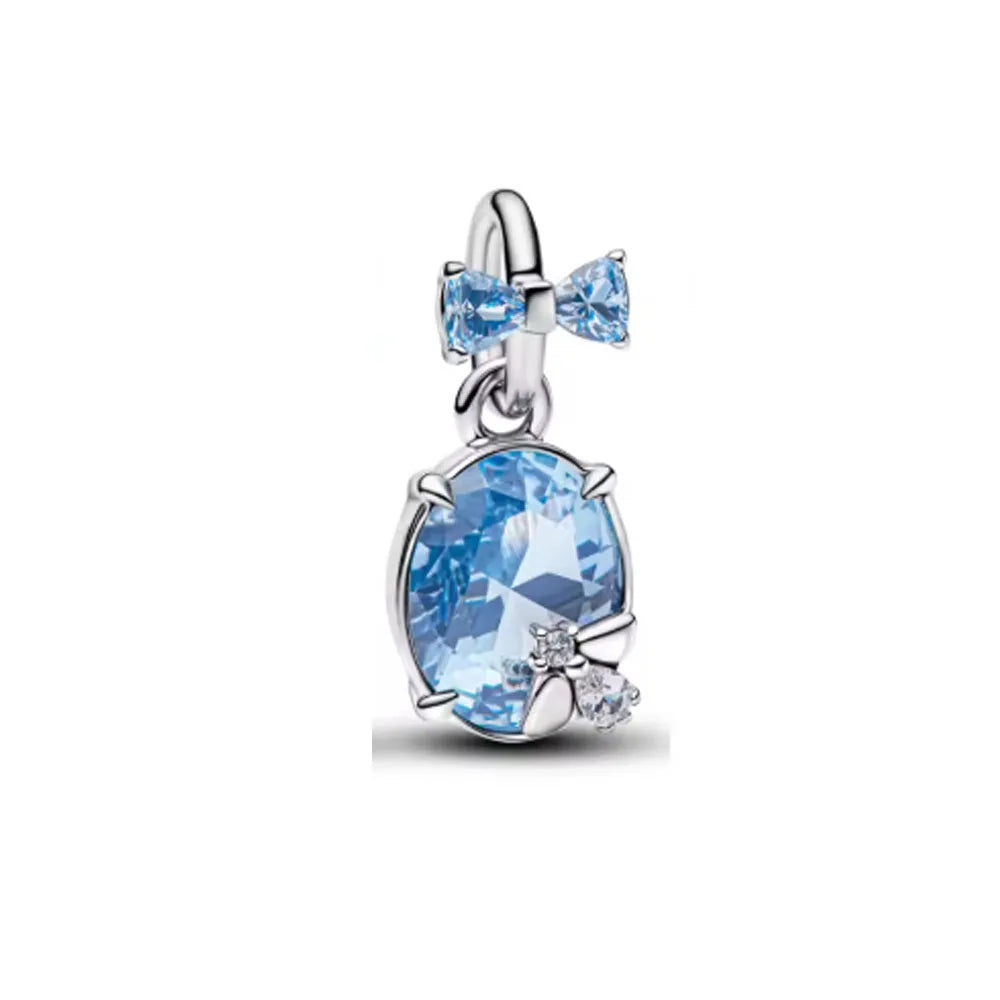 Blue Ocean Turtle Octopus Ship Talisman 925 Silver Beads, Suitable for Original Bracelets DIY Jewelry Women's Accessories Gifts