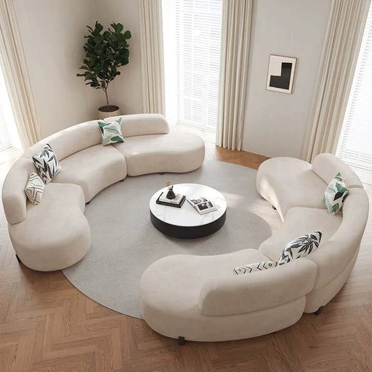Designer Modern Living Room Sofas Lazy Luxury Gaming Children Sofas Minimalist Replica Floor Curved Wood Divano Home Furniture