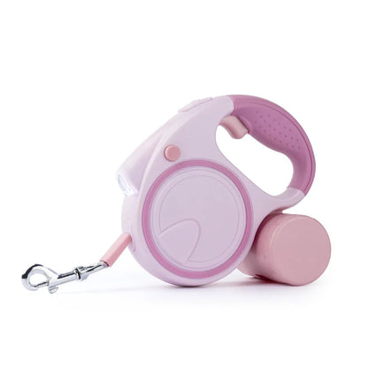 5m LED Light with Retractable Automatic Stretch Nylon Leash for Walking Dogs, Pet Supplies, Beautiful and Fashionable, Colorful