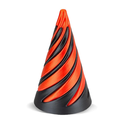 2024 3D Printed Helix Screw Fidget Toy Impossible Pyramid Passthrough Sculpture Spiral Cone Decompression Decorative Ornaments