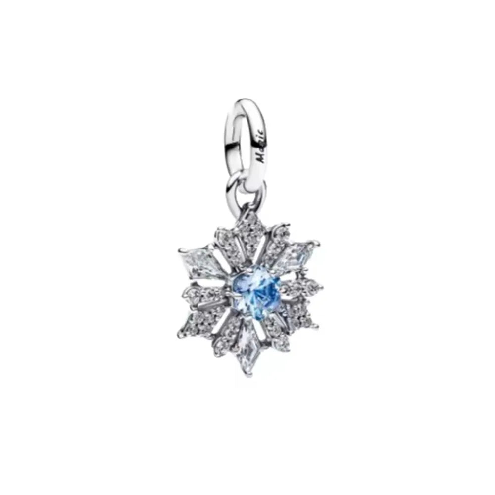 Blue Ocean Turtle Octopus Ship Talisman 925 Silver Beads, Suitable for Original Bracelets DIY Jewelry Women's Accessories Gifts