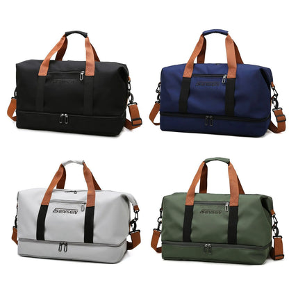 Travel Bag Large-capacity Portable, Dry and Wet Separation Sports Fitness Bag, Suitable As A Travel Luggage Bag.