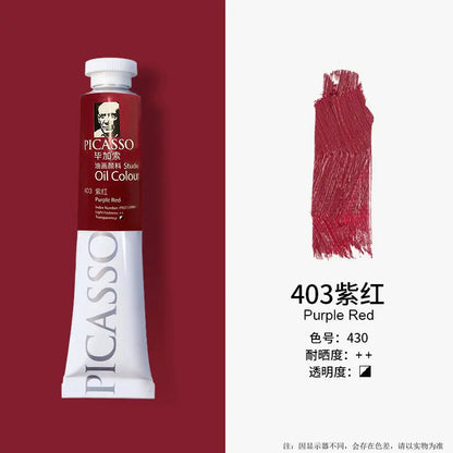 Phoenix 50ml Oil Paint High Saturation Faster Drying Time with Creamy Texture and Consistency for Artists, Students, Beginners
