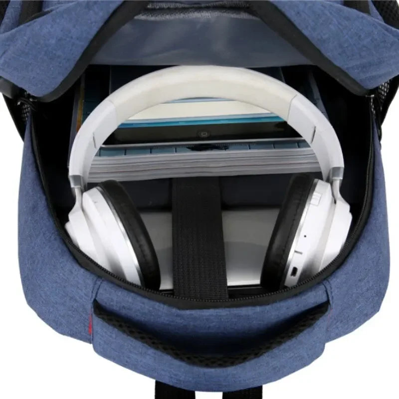 Men's Backpack Large Capacity Simple Fashion Travel Female Student Computer Bag Travel Shoulder Bag