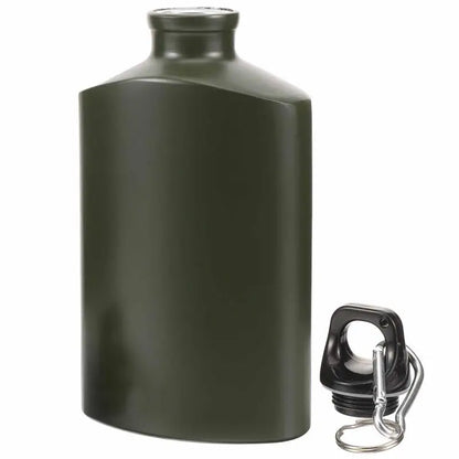 Portable Canteen Wear-resistant Bottle Camping Water Canteen Outdoor Supply Travel Flask Aluminum Alloy