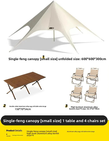 Tent, Large Outdoor Giant Camp, Rain and Sun Protection, Suitable for Outdoor Camping