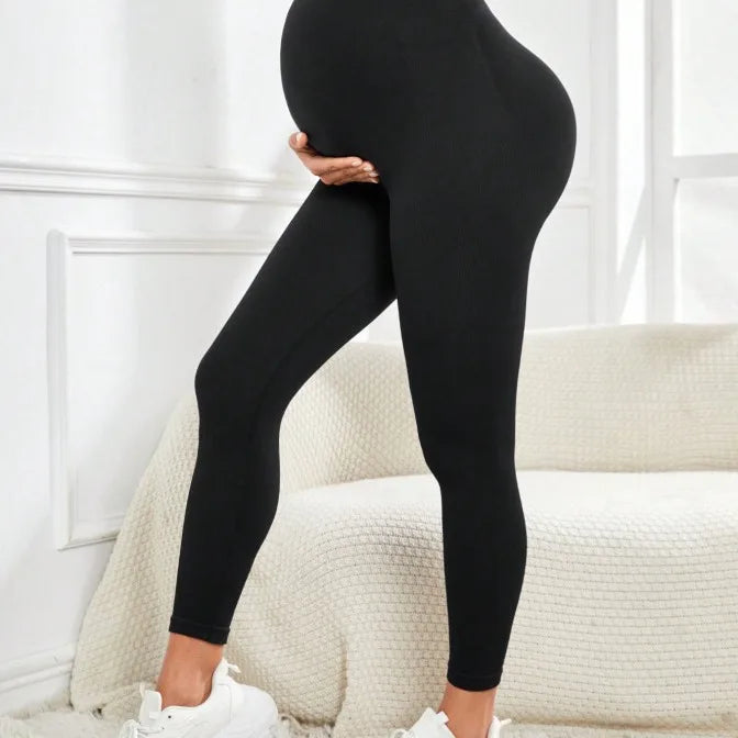 3pcs High Waist Maternity Leggings Skinny For Pregnant Women Belly Support Postpartum Leggins Body Shaper Fitness Trousers