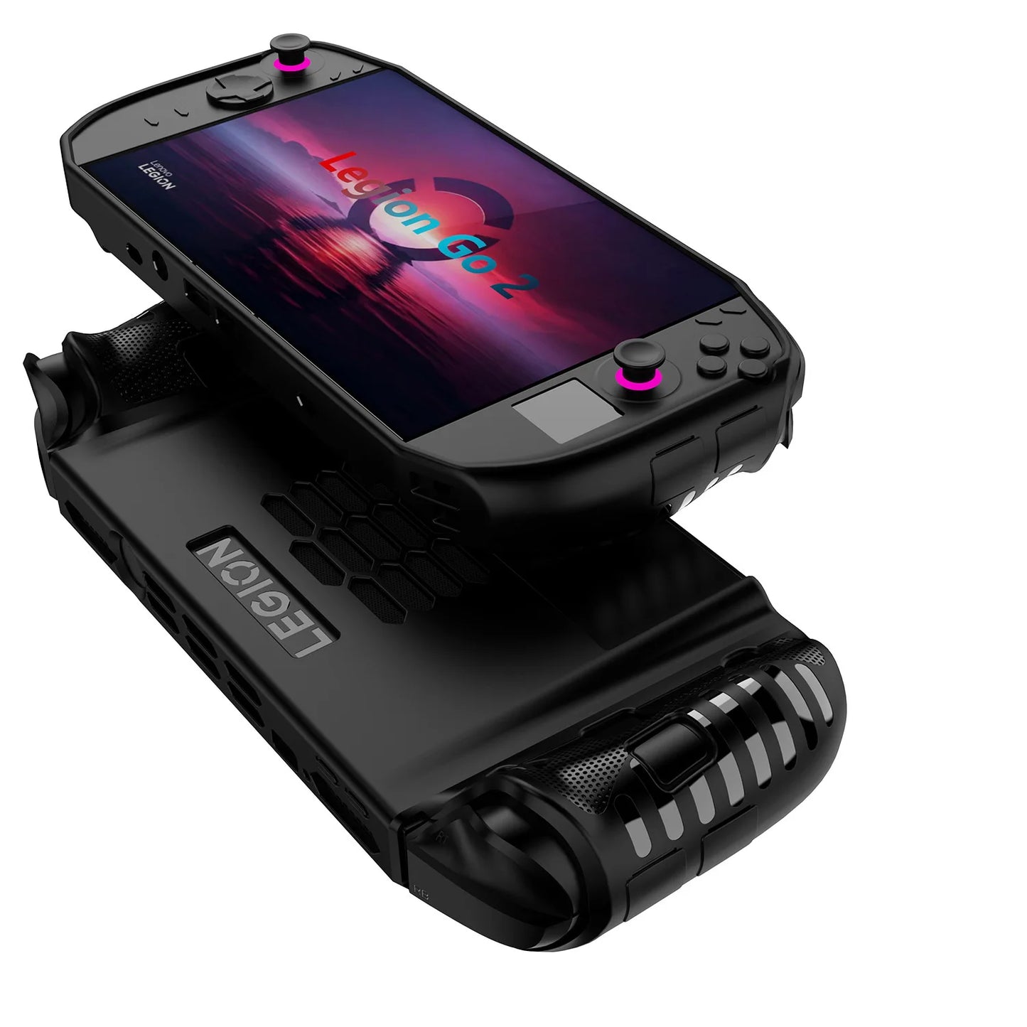 Console Protective Cover Skin Shockproof Protective Accessories TPU Case for Lenovo Legion Go 2, Anti-Slip Ergonomic Grip Gaming