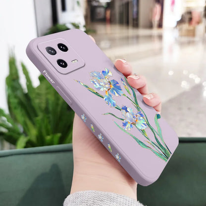 Messenger Flower Phone Case For Xiaomi 17 Mi 15 15T 14 14T 13 13T 12 12X 12T 12S 11 11T 10 10T 9 9T Pro Max  Lite Liquid Silicon