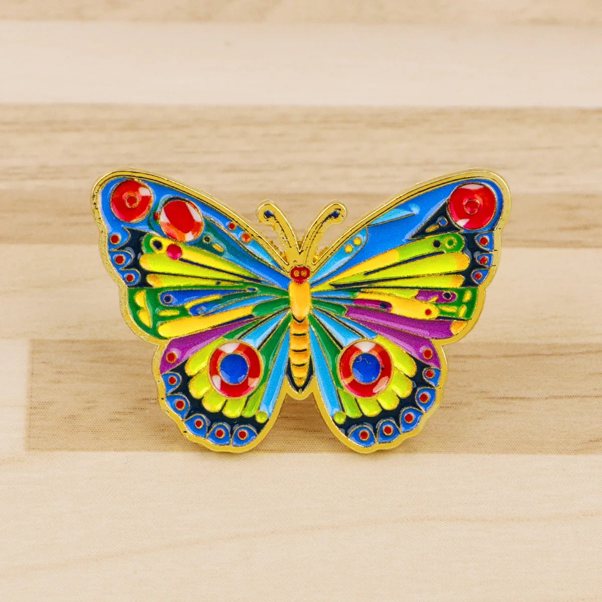 Colorful Caterpillar Butterfly Enamel Pins Animals Brooch Lapel Pin Badge on Backpack Clothing Accessories Fashion Jewelry Gifts