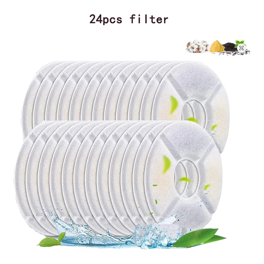 Replacement Filters for Cat Water Fountain Activated Carbon Replacement Filters Pet Cat Water Dispenser Filters Accessorie