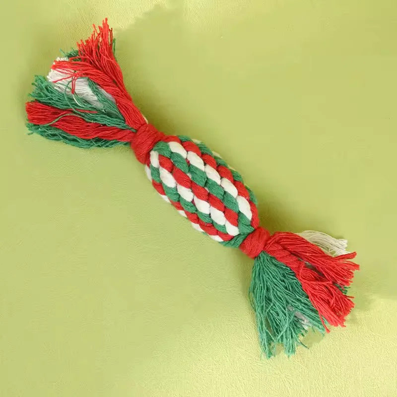 Pet Cotton Rope Slipper Knot Toy For Small Dogs Interactive Chew Toy Dental Clean Teeth Grind Tartar Control Non Toxic Dog Toys