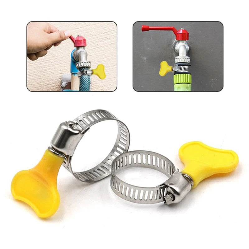 30mm Universal Hose Adapter Metal Faucet Connector Kitchen Hose Adapter Silicone Multi-purpose Connector Pipe Fittings Tools